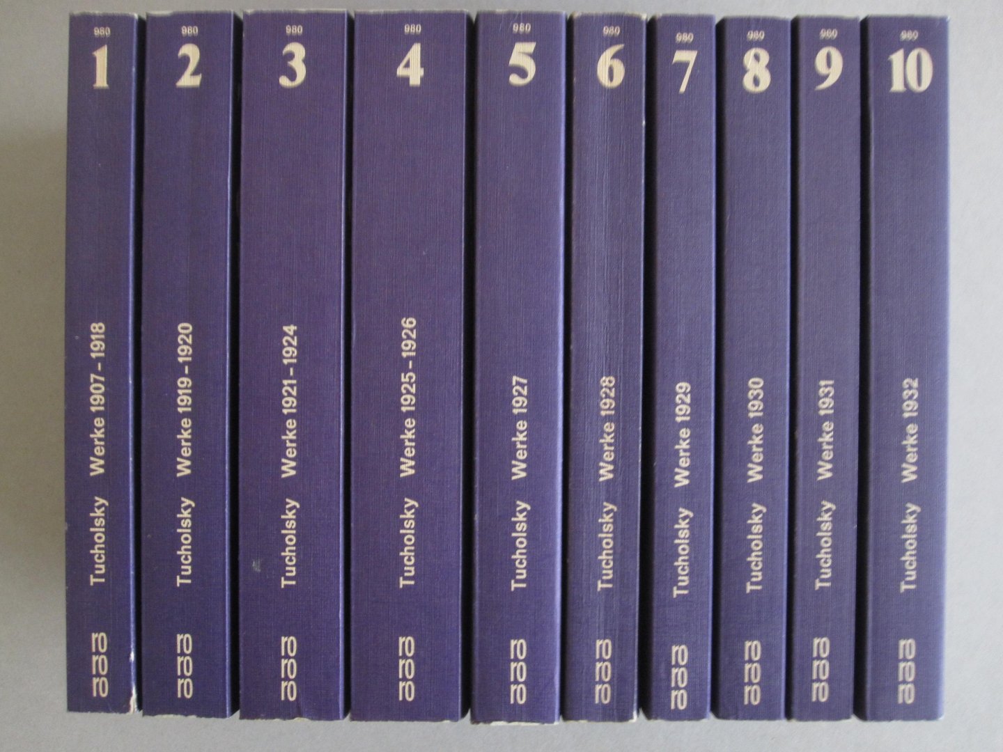 Kurt Tucholsky - Gesammelte Werke (10 volumes)