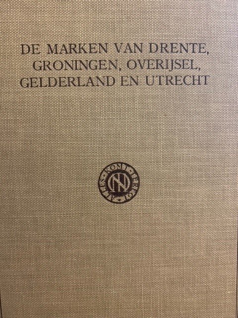 JONGE VAN ELLEMEET, B.M. / JOOSTING, J.G.C., - Geschiedkundige atlas van Nederland. De marken van Drente, Groningen, Overijsel en Gelderland. Eerste aflevering I. De Drentsche Marken en II. De Groningsche Marken, Marken in Gelderland, Marken in Overijssel, Marken in Utrecht.Tekst bij kaart 6.