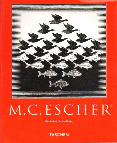 Escher, M.C. - M.C. Escher, Grafiek en Tekeningen, 76 pag. softcover, gave staat