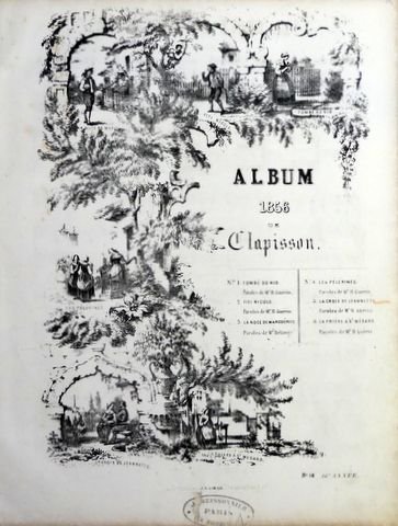 Clapisson, Louis: - Album 1856 de Clapisson. No. 5: La croix de Jeannette