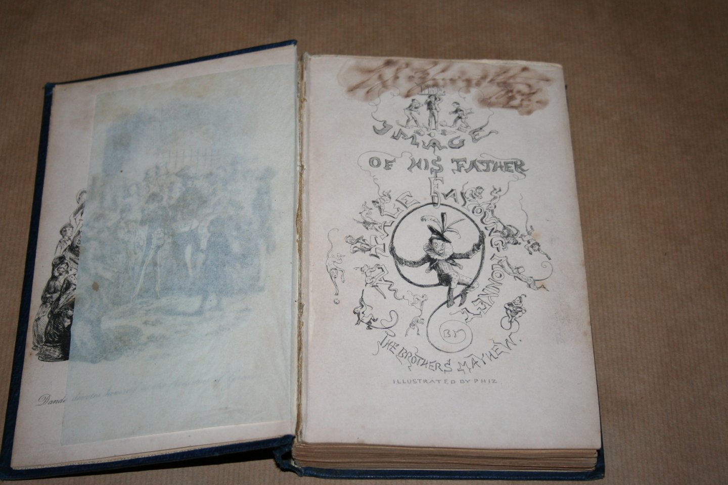 The Brothers Mayhew  (Illustrated by Phiz) - The image of his father