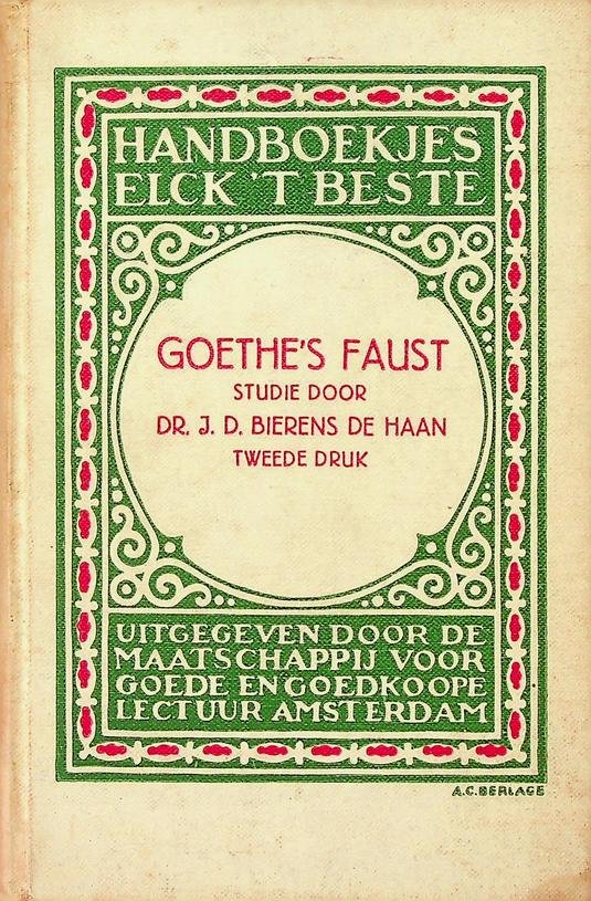 Bierens de Haan, J.D. - Goethe's Faust