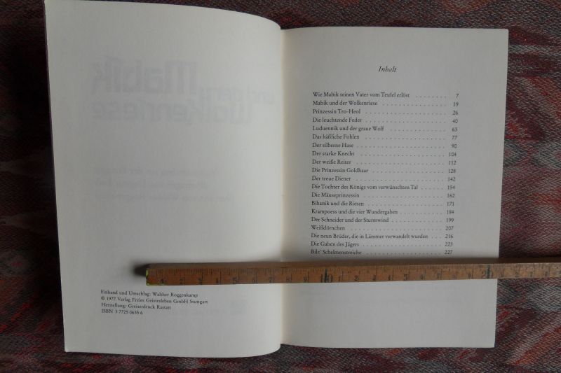 Fink, Dagmar (übertragen von). - Mabik und der Wolkenriese. - Märchen aus der Bretagne.