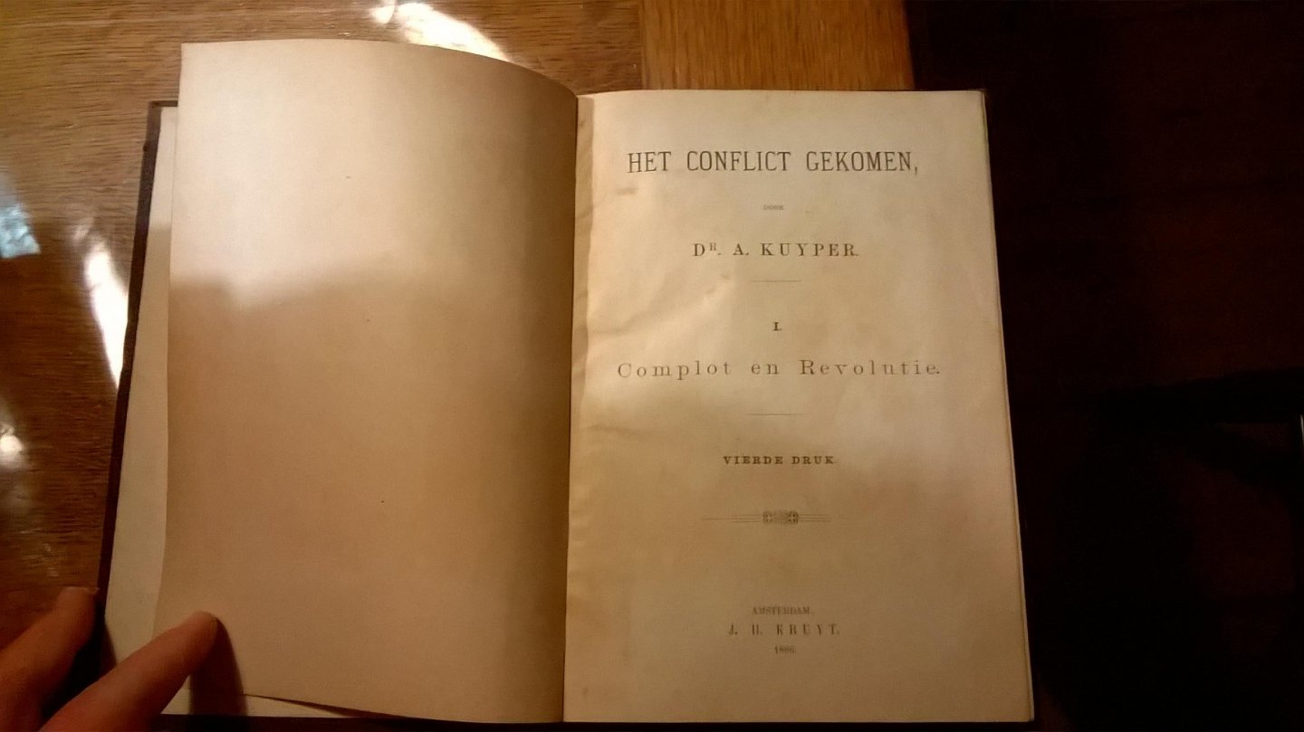 Kuyper A. - het conflict gekomen