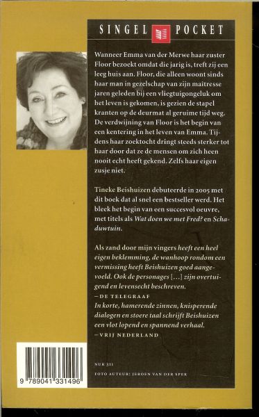 BEISHUIZEN TINEKE - ALS ZAND DOOR MIJN VINGERS