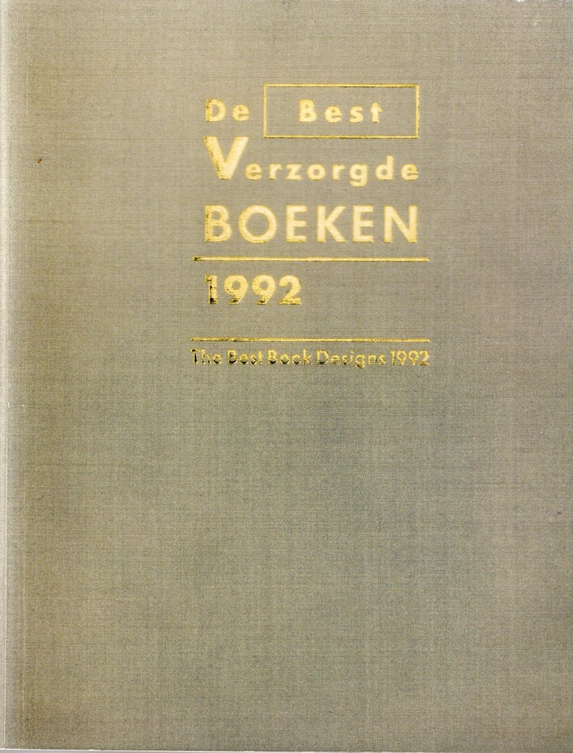  - De best verzorgde boeken 1992. The best book designs.