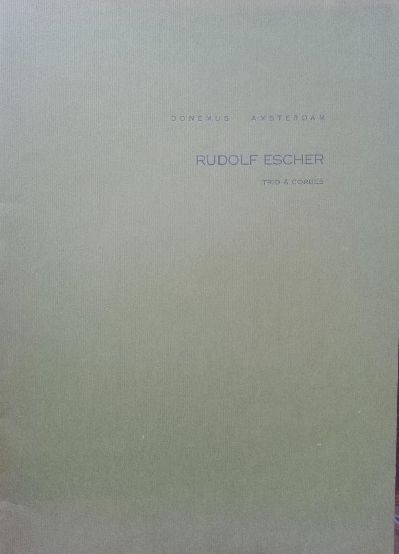 Rudolf Escher - Trio a Cordes  1959