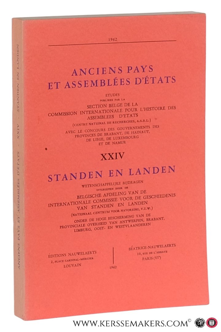 Sproemberg, Heinrich / Gaston Renson / Herbert Helbig / a.o. - Die Gündung des Bistums Arras im Jahre 1094 / De Gemeente Halle / Königtum und Ständeversammlungen in Deutschland am Ende des Mittelalters / [and 7 other contributions].