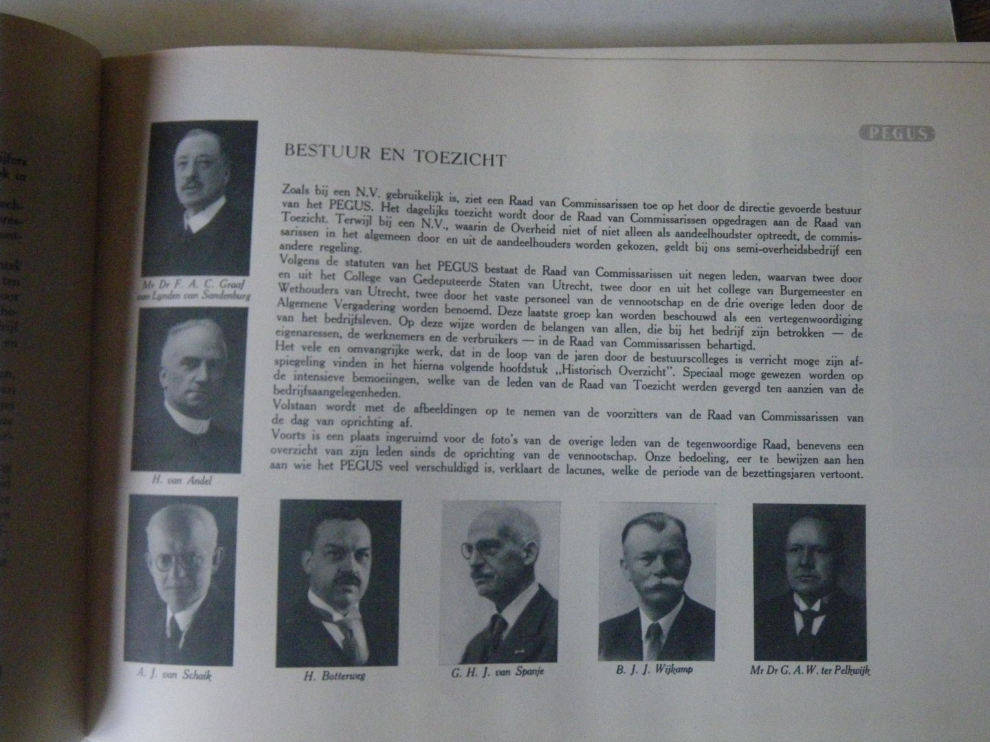  - GEDENKBOEK PEGUS 25 jaren, 1922-1947