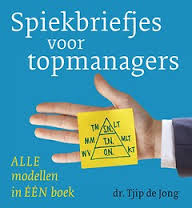 Jong, Tjip de - Spiekbriefjes voor topmanagers. Alle modellen in een boek.