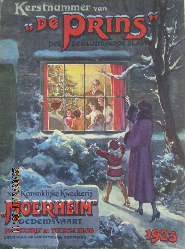 Redactie - Piet van der Hem, H. v.d. Boogaard (reclame's), - Kerstnummer van ,,De Prins" der geïllustreerde bladen. 1923
