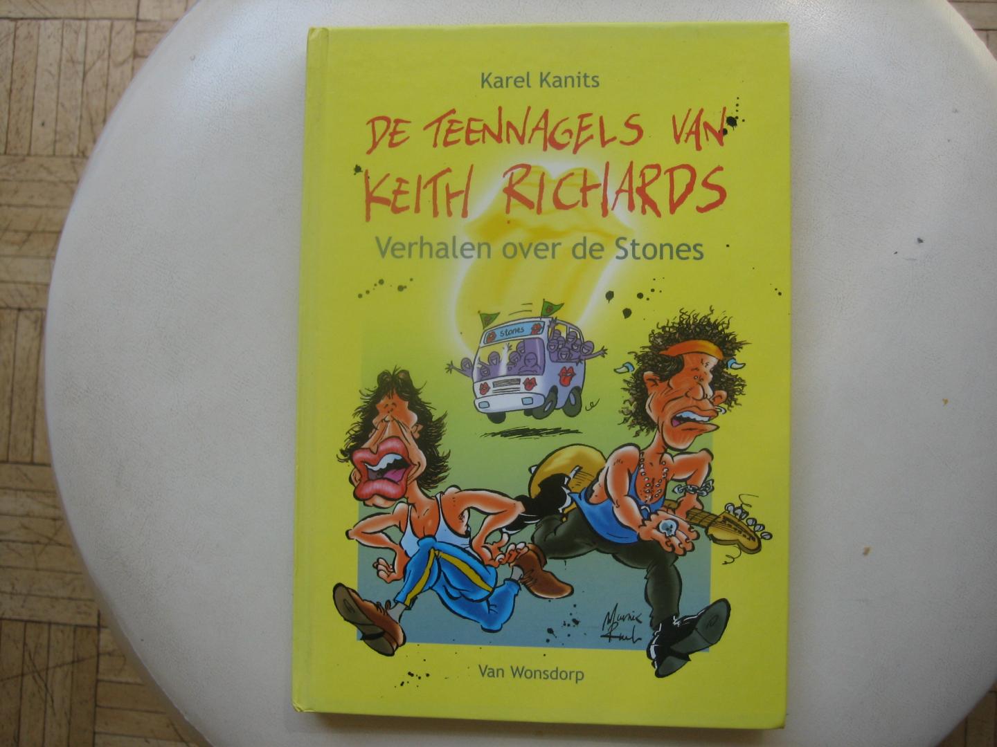 Karel Kanits - De teennagels van Keith Richards /GESIGNEERD door auteur