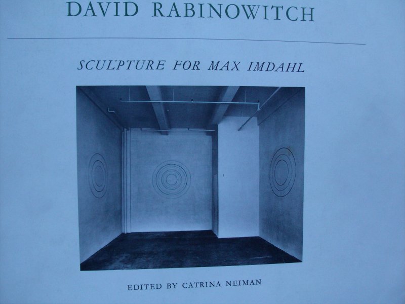 Neiman, Catrina - Rabinowitch, David.  - sculpture for Max Imdahl