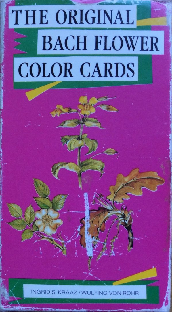 Kraaz, Ingrid S. and Rohr, Wulfing von (instruction) - The original and complete Bach Flower Color Cards / the Healing Flower Color Cards combining Flower medicine based on dr. Edward Bach and Color Healing
