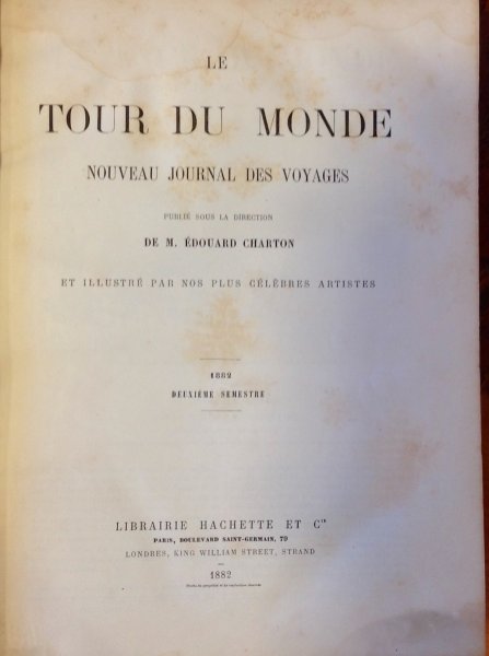 Charton, M.Edouard ( editeur) - Le Tour Du Monde