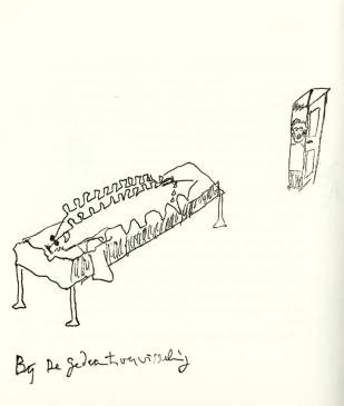 KAFKA, Franz - Kafka geïllustreerd door J.M.A. Biesheuvel.