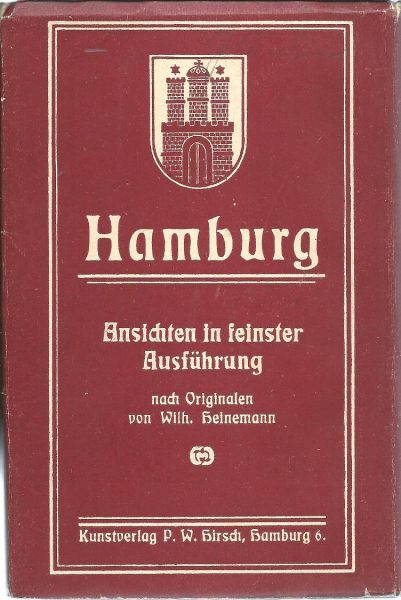 Anoniem - Oud souvenir album: Hamburg : Ansichten in feinster Ausführung : nach Originalen von Wilh. Heinemann