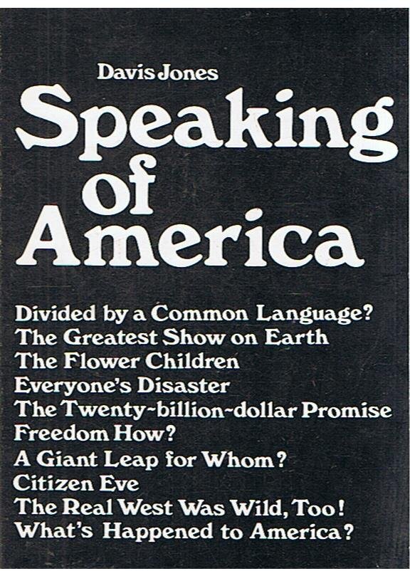 Jones, Davis - Speaking of America