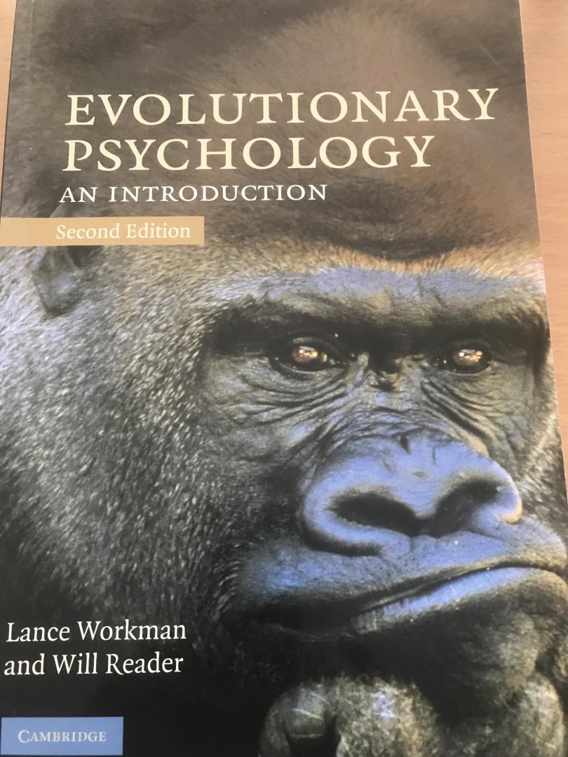 Workman, Lance, Reader, Will - Evolutionary Psychology