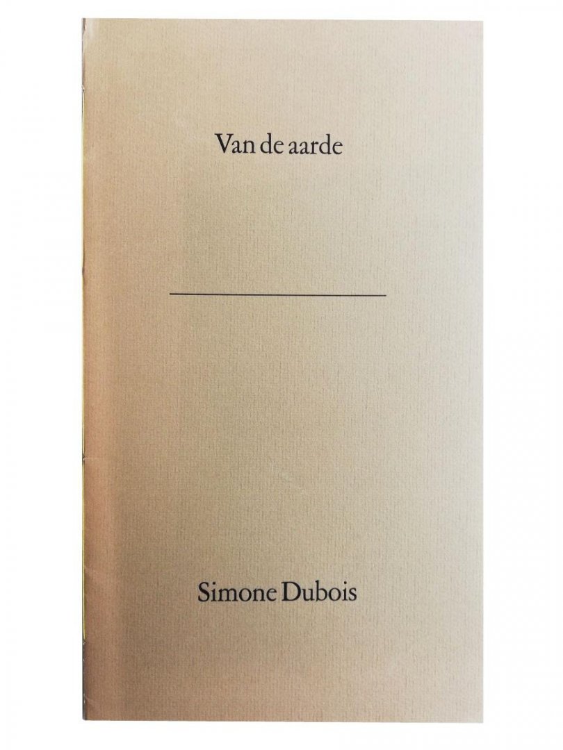 Simone Dubois - Van de Aarde