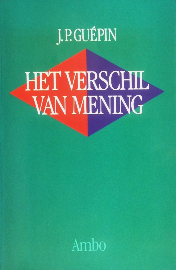 Guepin, J.P. - Het verschil van mening