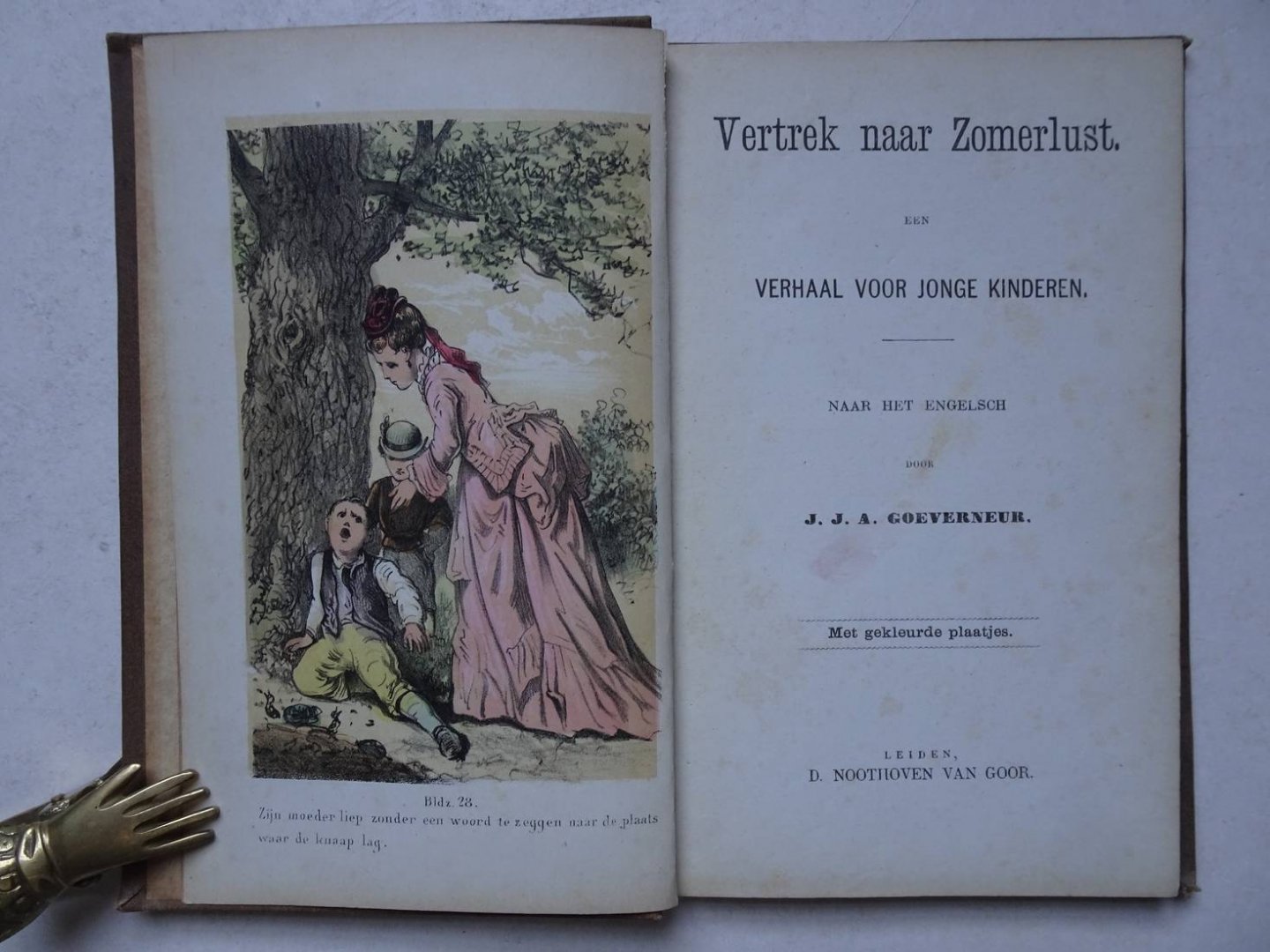 Goeverneur, J.J.A.. - Vertrek naar Zomerlust. Een verhaal voor jonge kinderen.
