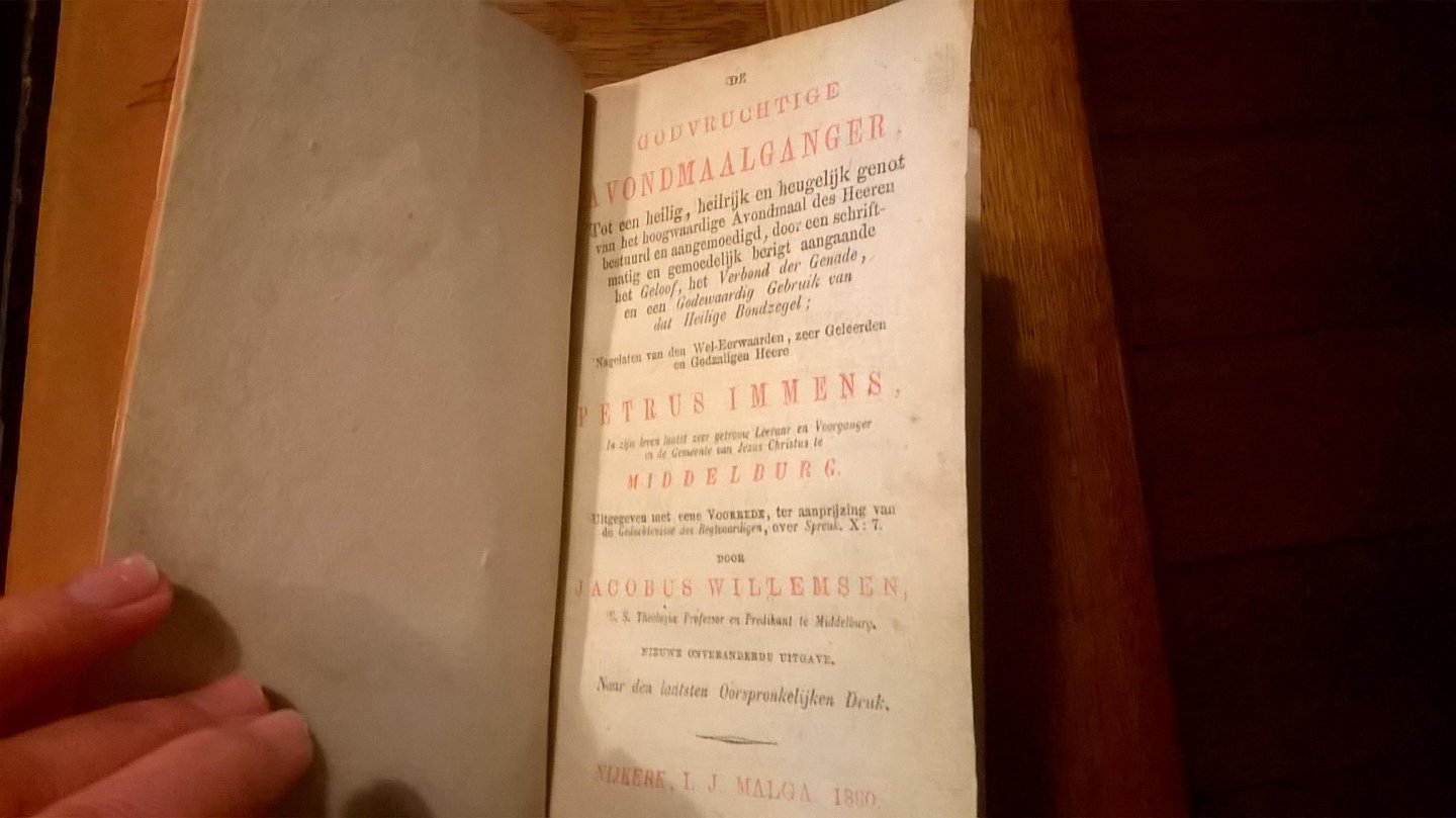 Immens Petrus - De Godvruchtige avondmaalganger