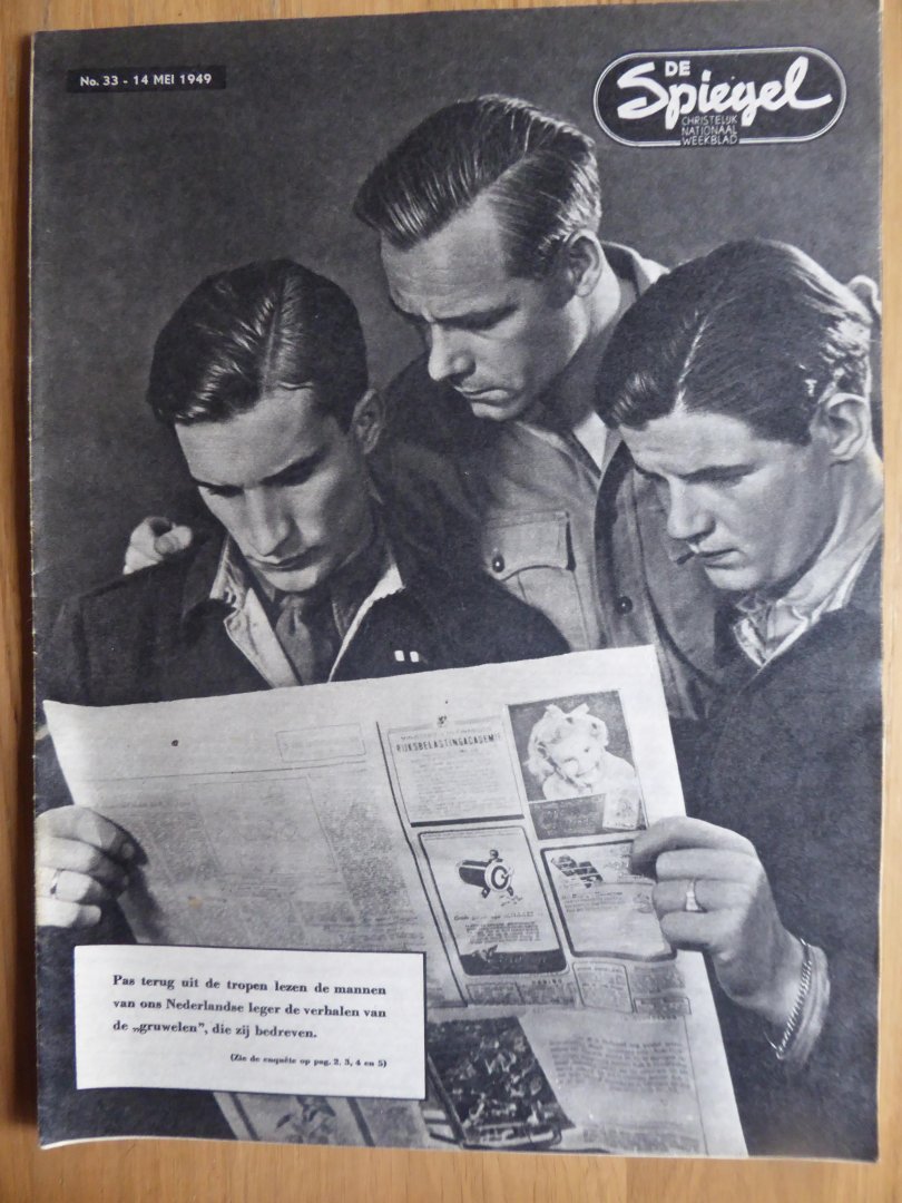 Vliet, T. van (redactie) - De Spiegel - Christelijk nationaal weekblad 14 mei 1949 - No. 33