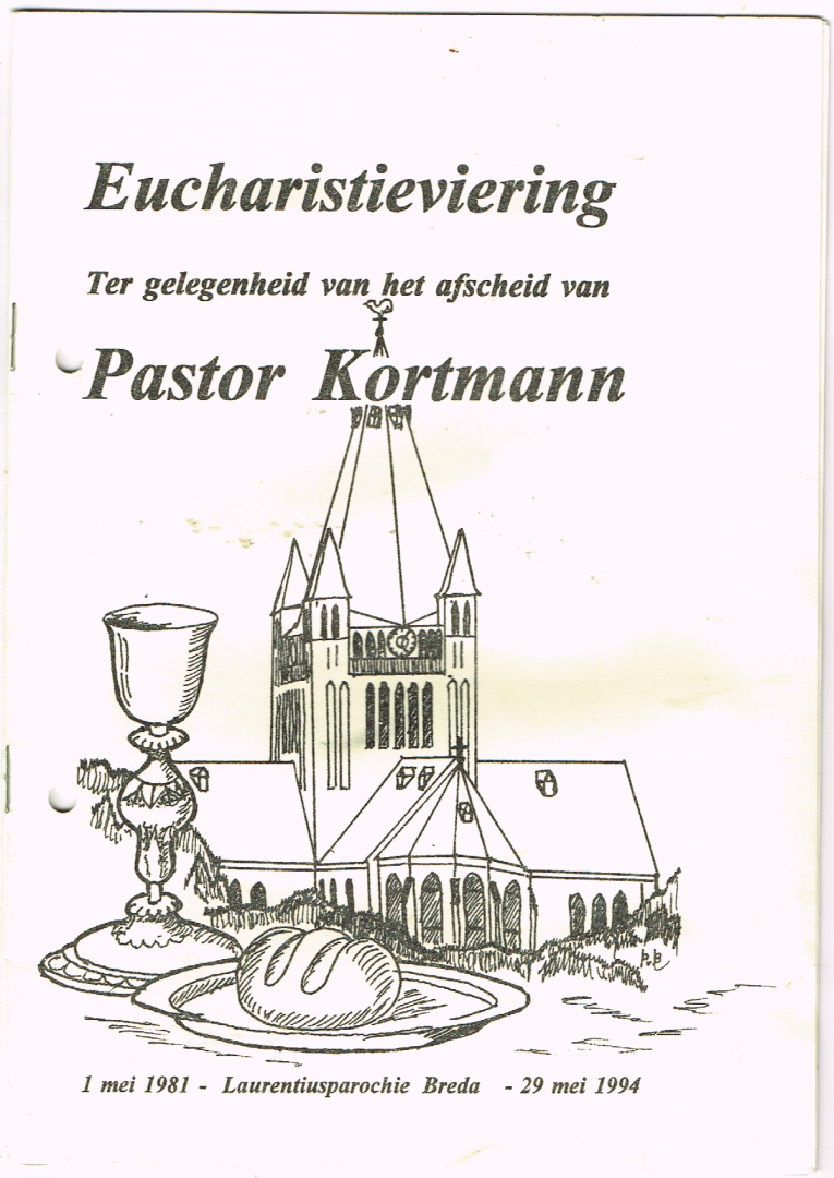 Parochieraad van de Laurentiusparochie Ginneken - Echaristieviering ter gelegenheid van het afscheid van Pastor Kortmann