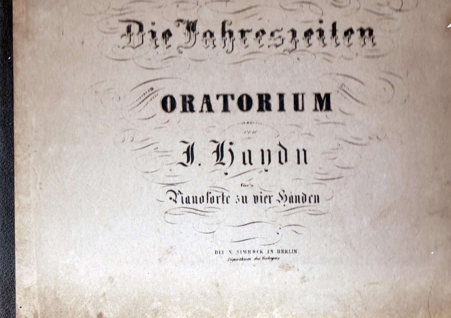 Haydn, Jozef Sheet music - Die jahreszeiten oratorium pianoforte zu vier händen