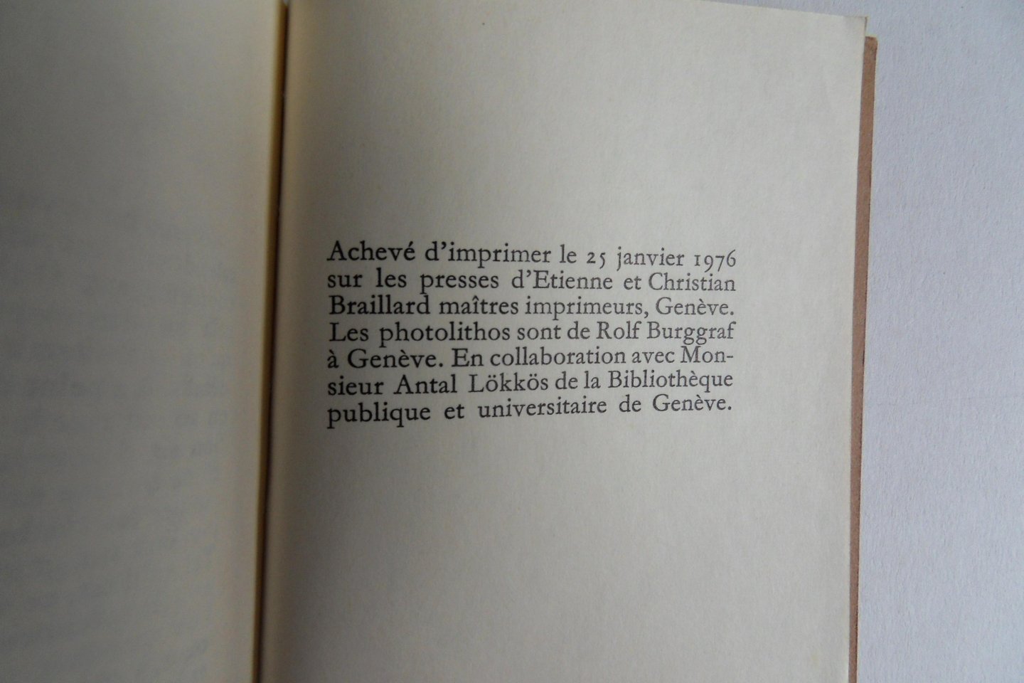 Monnier, Philippe M. (explication de ce tirage). - Calendrier du Quinzieme siecle. - Un livre d`heures de la bibliotheque de Genève et son calendrier.