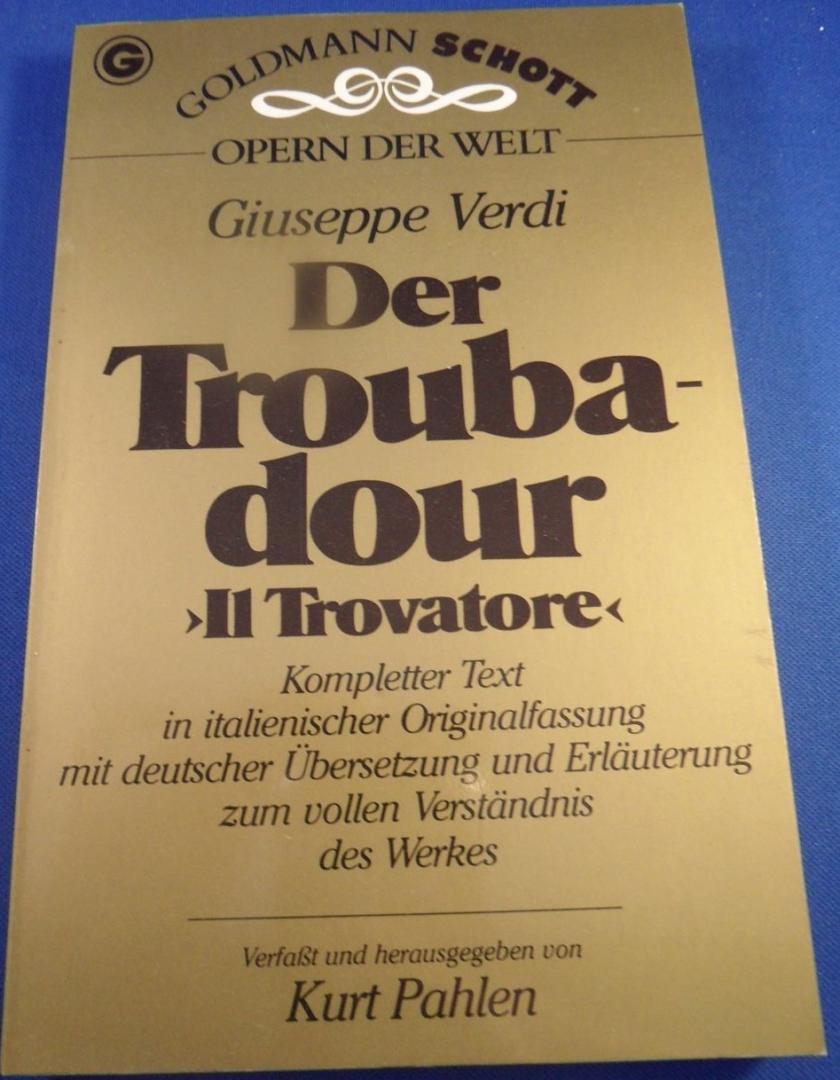G. Verdi - Der Troubadour, textbuch