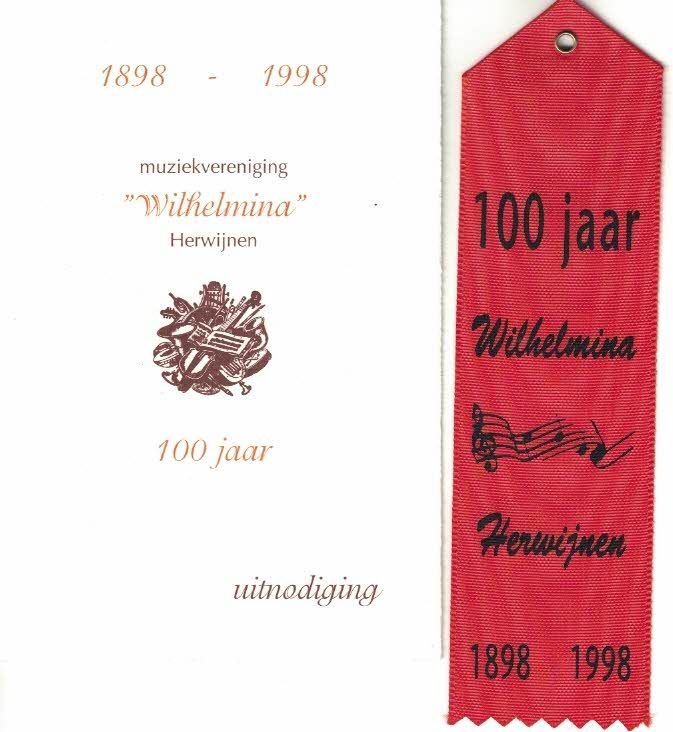 Marinus van Maaren - Van christelijk fanfarecorps tot muziekvereniging Wilhelmina, Herwijnen, 1898-1998: honderd jaar Wilhelmina