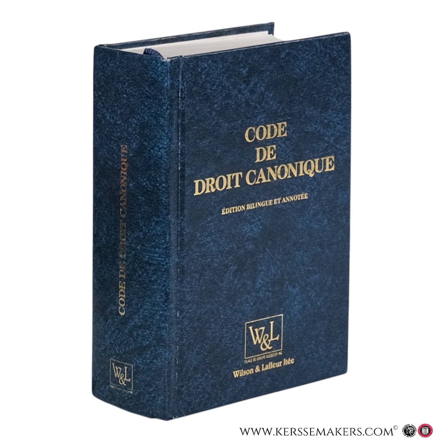 Caparros, Ernest, Michel Thériault, Jean Thorn (dir.). - Code de droit canonique: édition bilingue et annotée.