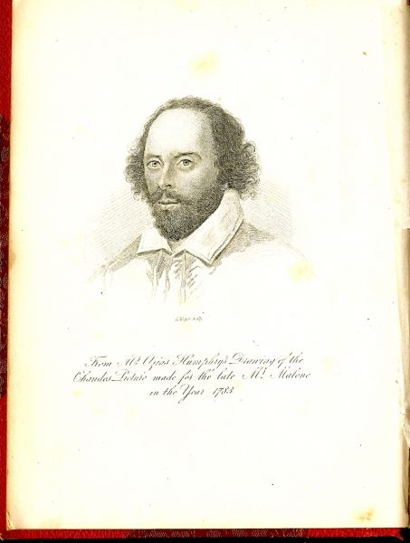 Charles and Mary Lamb. - Tales from Shakspeare .. With a Portrait of Shakspeare [ in the Year 1783 ]