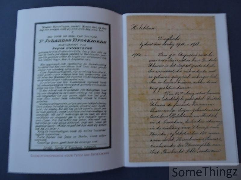 N/A. - Pastoor Germanes - Dagboek van Pastoor Germanes dagen tijdens WO I.