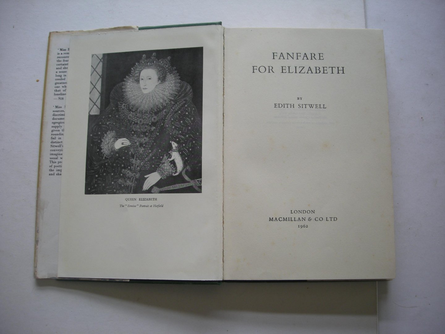 Sitwell, Edith - Fanfare for Elizabeth. The Chldhood of the first Elizabeth