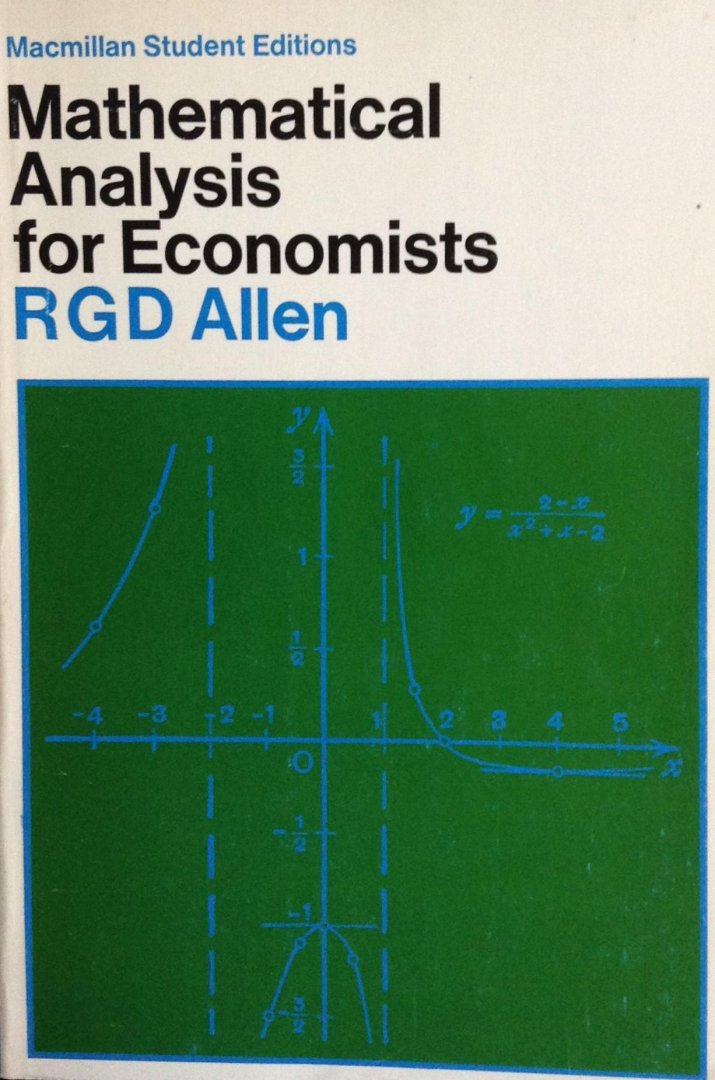 Allen, R.G.D. - Mathematical analysis for economists