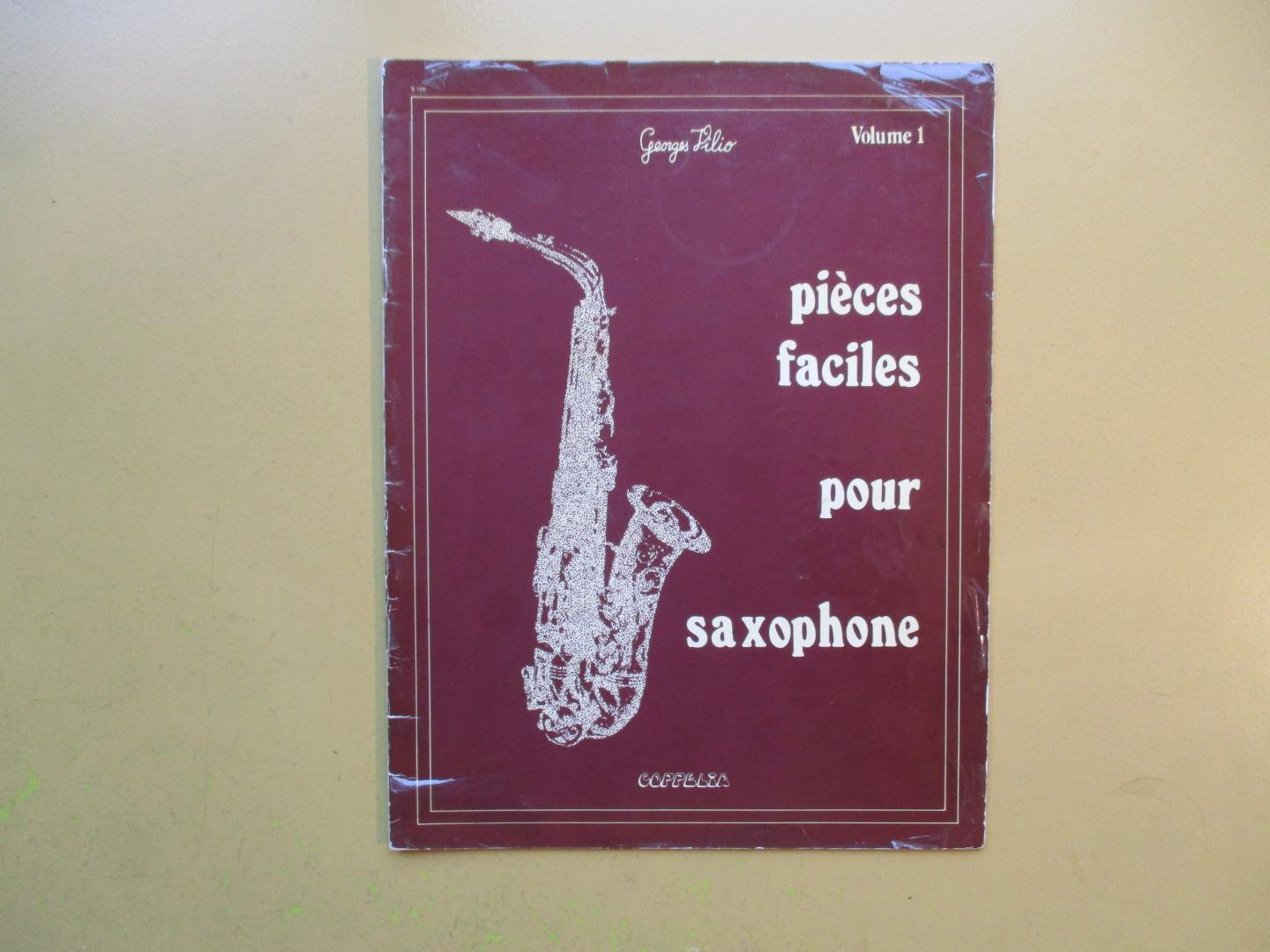 Vilio, Georges (arr.) - Pièces faciles pour saxophone - volume I.