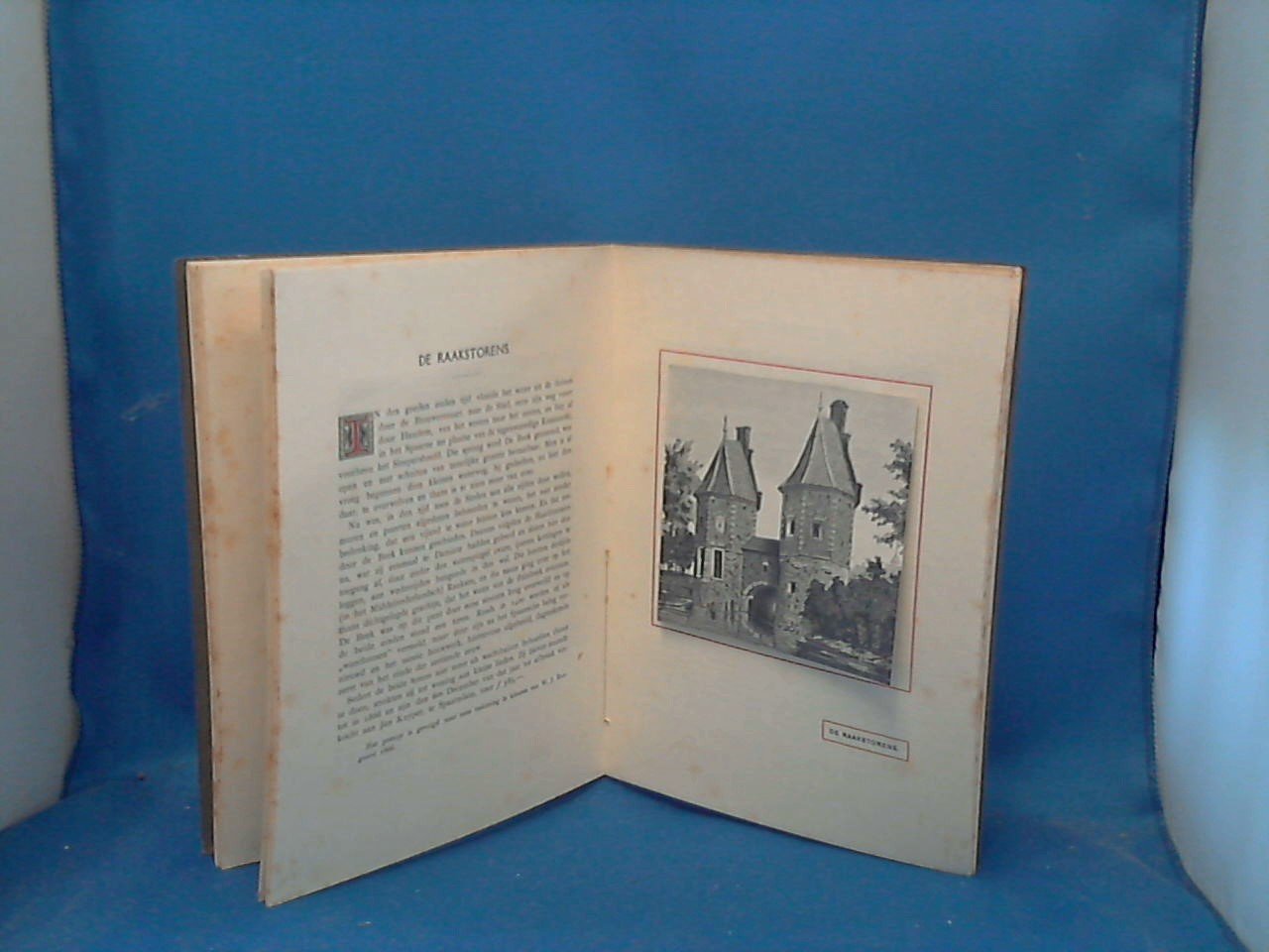 Gonnet C. J. - de poorten van Haarlem  met bijschriften