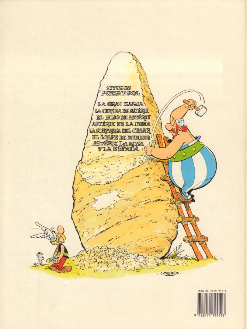 Goscinny / Uderzo - ASTERIX 29 - LA ROSA Y LA ESPADA, hardcover, gave staat, Asterix in castillian spanish (en lengua castellana)