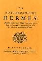 Weyerman, Jacob Campo - De Rotterdamsche Hermes.
