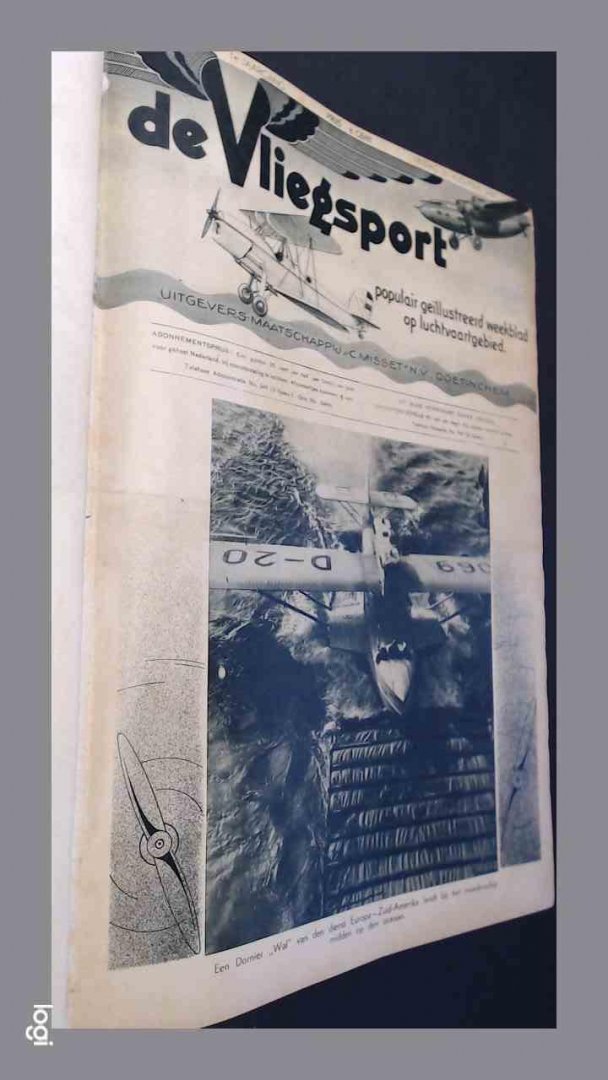 Red. - De Vliegsport - Populair geillustreerd weekblad op luchtvaartgebied - Eerste jaargang 1935 - 1936 (compleet 52 nummers)