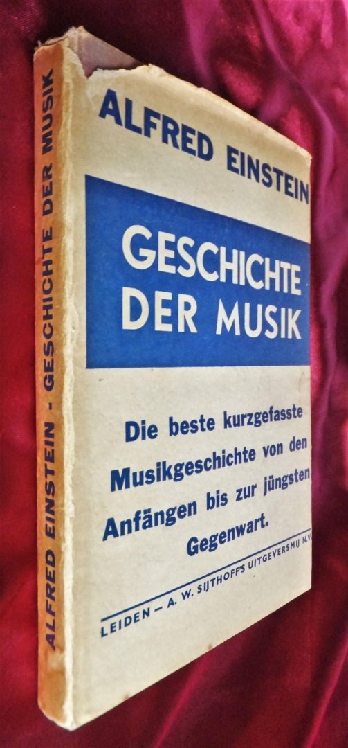 Einstein, Alfred - Geschichte der Musik [1.dr]