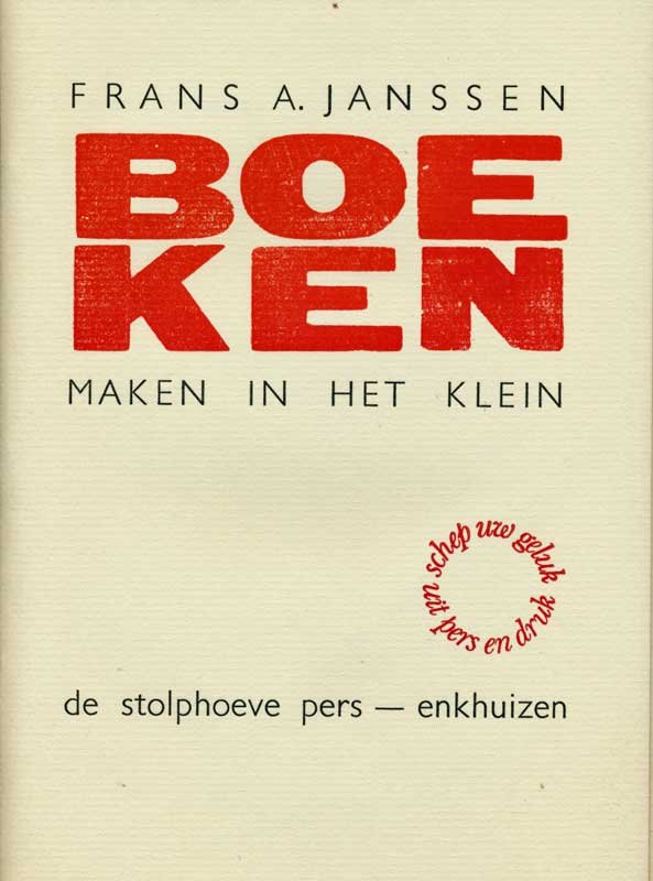 Janssen, Frans A. - Boeken maken in het klein