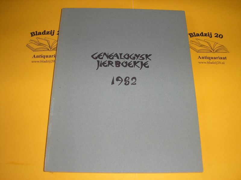 Brouwers, Y. e.a. (red.). - Genealogysk jierboekje 1982.