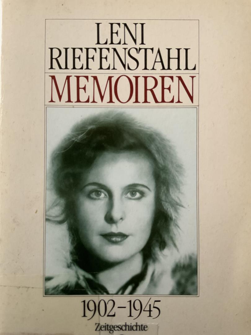Riefenstahl, Leni - Memoiren 1902-1945