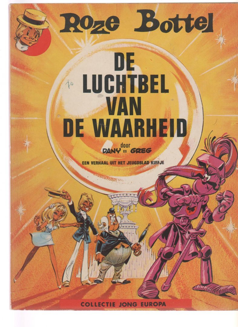 Greg - Collectie Jong Europa 70 Roze Bottel de luchtbel van de waarheid