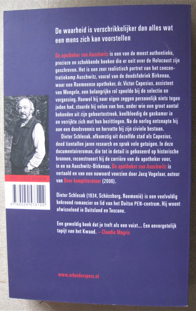 Schlesak, Dieter - De apotheker van Auschwitz