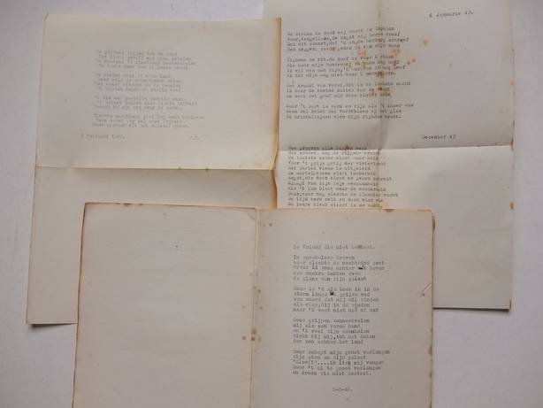 Last, Jef. - Bundeling van enkele gedichten uit de periode 1939-1940.